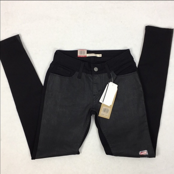 Levi's Denim - NWT Levi’s Super Skinny 535 Black Jeans